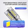 1pcs W16W T15 LED Bulbs Super Bright Canbus Car Light 24SMD No Error For Tail Signal Lamp Backup Reserve Lights White