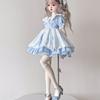 Костюм для кук 1/4, подходит для кукол BJD ростом 45 см. Головной убор + Юбка + Поддержка для юбки, Игрушки для переодевания, Кукольные аксессуары для Домика, Кукла в комплект не входит
