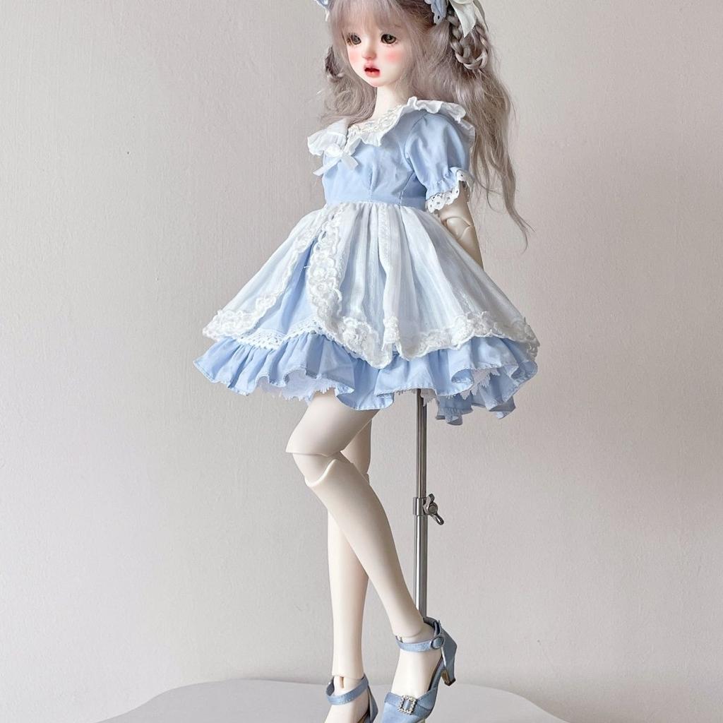 Костюм для кук 1/4, подходит для кукол BJD ростом 45 см. Головной убор + Юбка + Поддержка для юбки, Игрушки для переодевания, Кукольные аксессуары для Домика, Кукла в комплект не входит