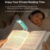 Лампа для чтения книг Регулируемая цветовая температура с регулируемой яркостью Без мерцания Высокая яркость Компактный размер Светодиодная лампа с зажимом для книг Удобная лампа для чтения для дома