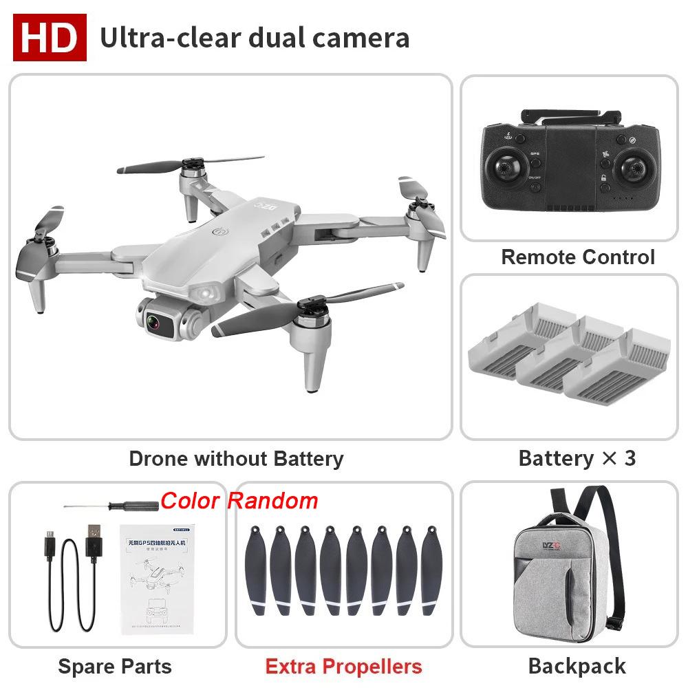Drone L900 Pro 4K Professional 5G GPS HD Dual Camera Photography Brushless Foldable Quadcopter RC Distance 1.2KM Drones Toys