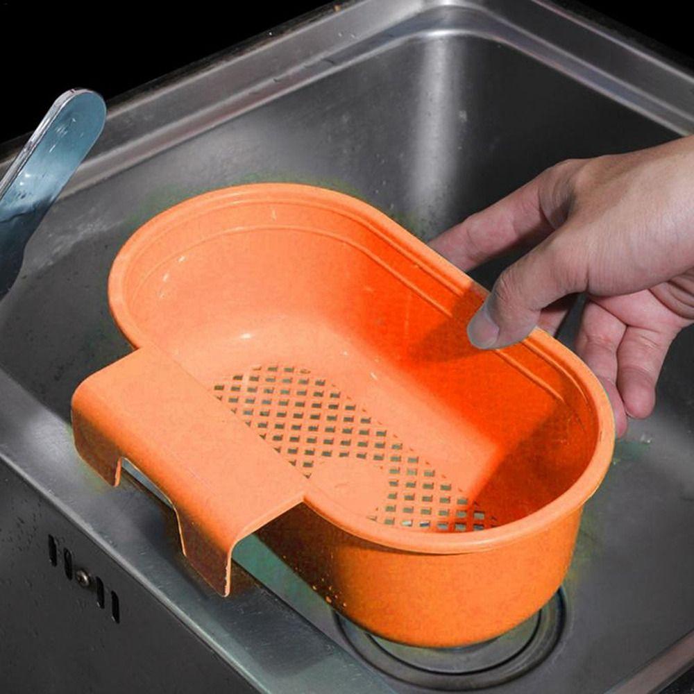 3 Colors Leftover Sink Multifunctional Sink Food Catcher Durable Sink Drain Basket Family