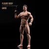 Scale Action Figure 6 Inch Male Body Model Muscle Male Body Model Muscle Flexible Miniature Action Figure Body Doll Collection 1/12