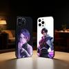Чехол для телефона V-Valorant для iPhone 17, 16, 15, 14, 13, 12 Plus, Max, Мягкий силиконовый, Черный