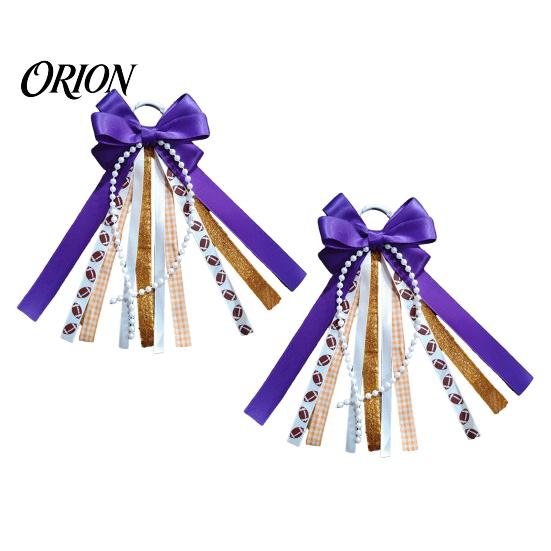 Boot Charm with Loop 2Pcs Ribbon Bow for Cowgirl Boots, Women Satin Western Decorations Hanging Ring, Universal Decoration Accessories
