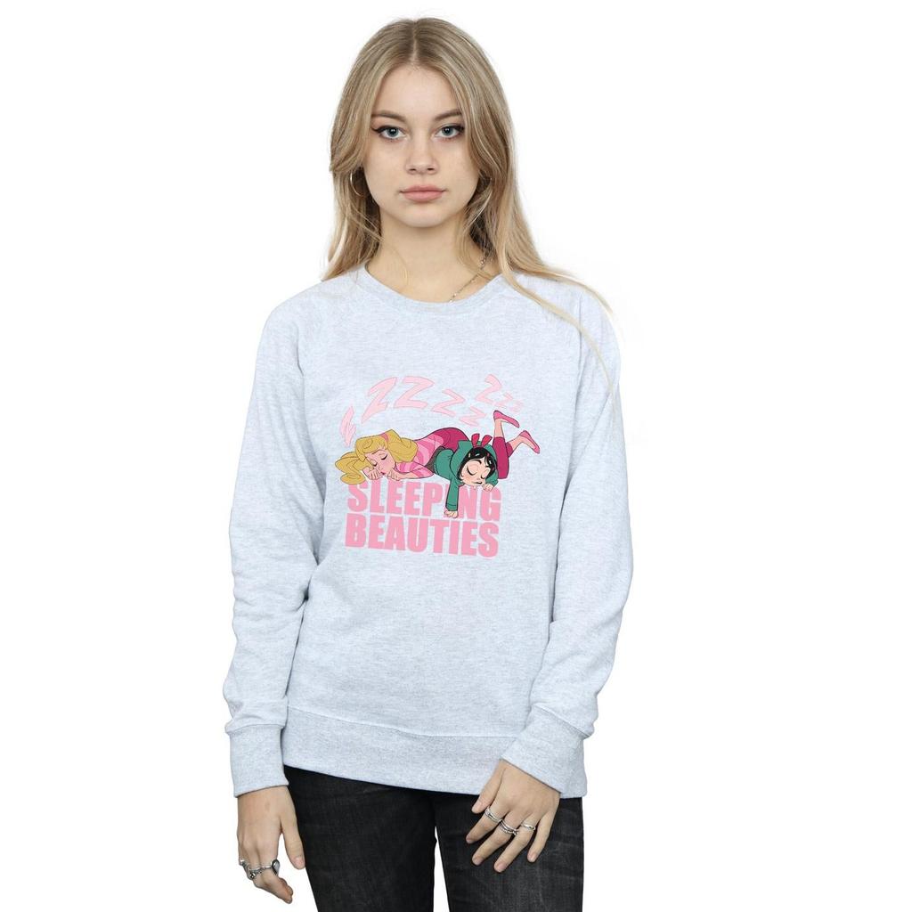 Disney Womens/Ladies Wreck It Ralph Aurora And Vanellope Sweatshirt