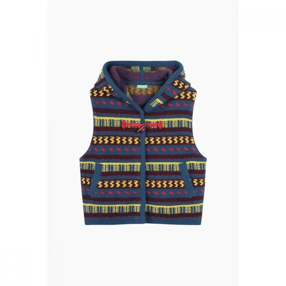 Benetton Жаккардовый жилет с завязками Bakvf2561