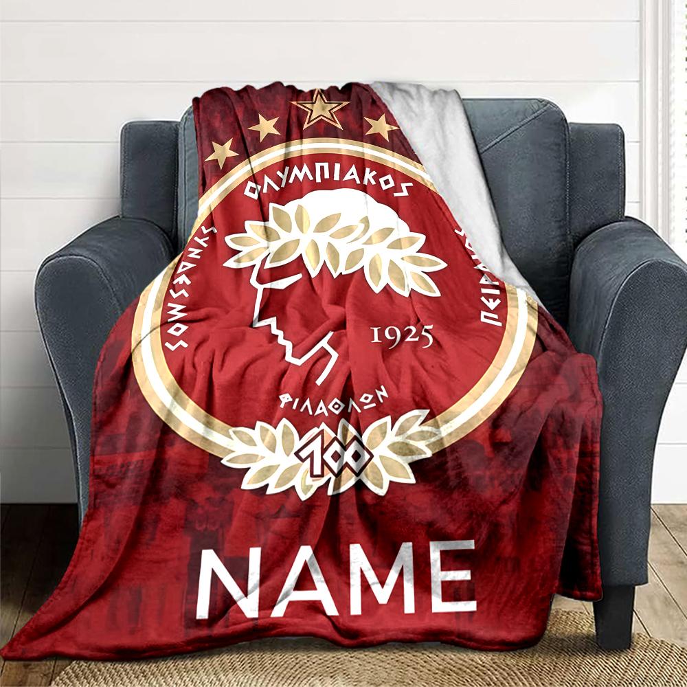 Custom Name Bantams Football Club Crest blanket for Couch & Bed, Plush Cozy Fuzzy Blanket Super Soft & Warm Blankets for Fall and Winter. 0908248