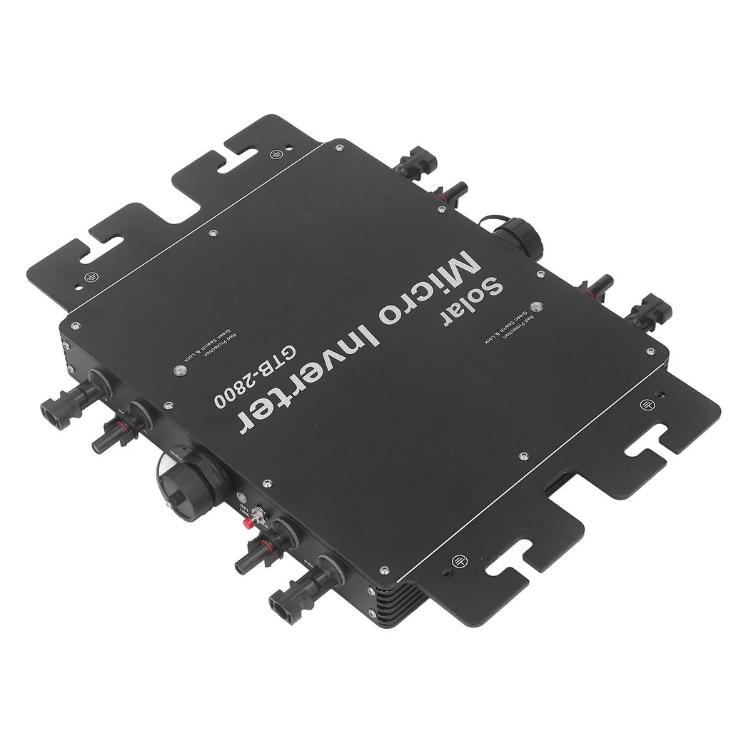 2800 Вт Солнечный сетевой инвертор MPPT Power Micro Inverter с управлением по WiFi IP65 Водонепроницаемый