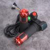 1 пара универсальных светодиодных ручек газа с поворотным управлением и индикатором напряжения для 12?Электровелосипед-скутер 99В