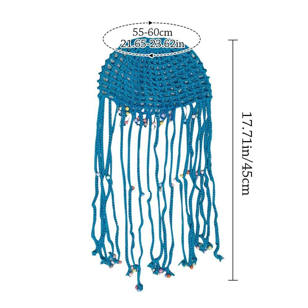 Вязаная шапка Y2k ручной работы, шапка-бини, дышащая шапка-берет для женщин