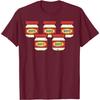 Funny Mayo Jar Five Pack Distressed Graphic Tee Retro Foodie T-Shirt Casual Cotton