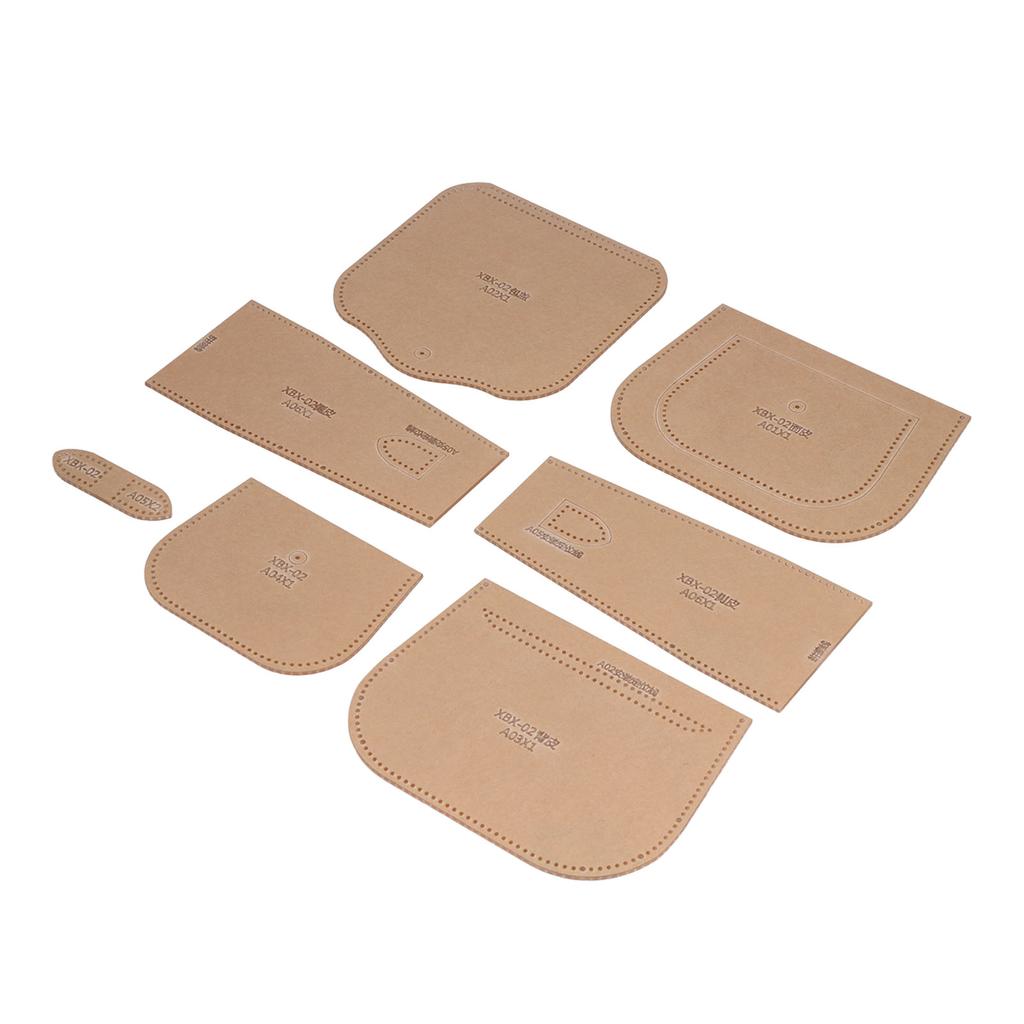 Acrylic Template Transparent Accurate Cutting Distance Leather Bag Stencil with Protective Layer for DIY Bag Gift