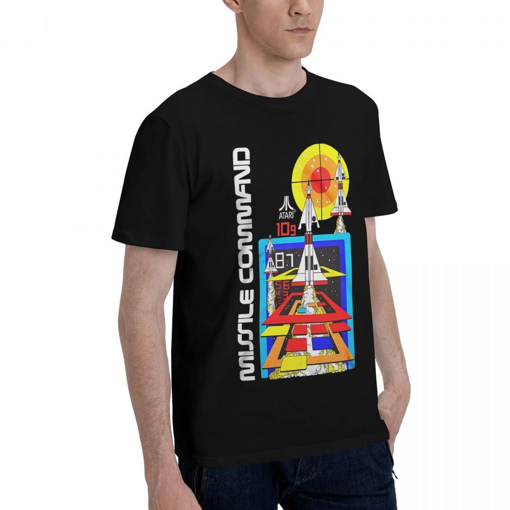Missile Command 100 Cotton Casual Breathable Confortable Vintage Funny TShirt For Men Funny Gift