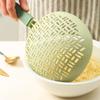 Ложка с длинной ручкой и прорезями, термостойкая, для фильтрации продуктов, половник-сито для готовки, для спагетти