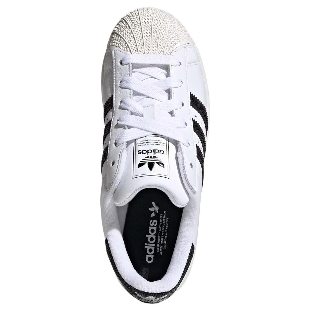 adidas Кроссовки женские Superstar II Cloud White Core Black Off White HQ2285