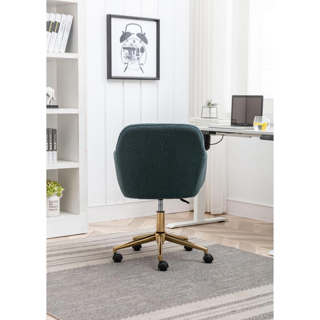 Hot Selling Modern Home Office Chair Ergonomic Teddy Design with Durable Metal Base Adult Chair for Computer Use