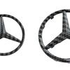 NGR2 52/57mm ABS Car Steering Wheel Emblem Sticker Accessories Mercedes Benz AMG GLC CLA GLK W166 W203 W206 W246 W176 W177 W205