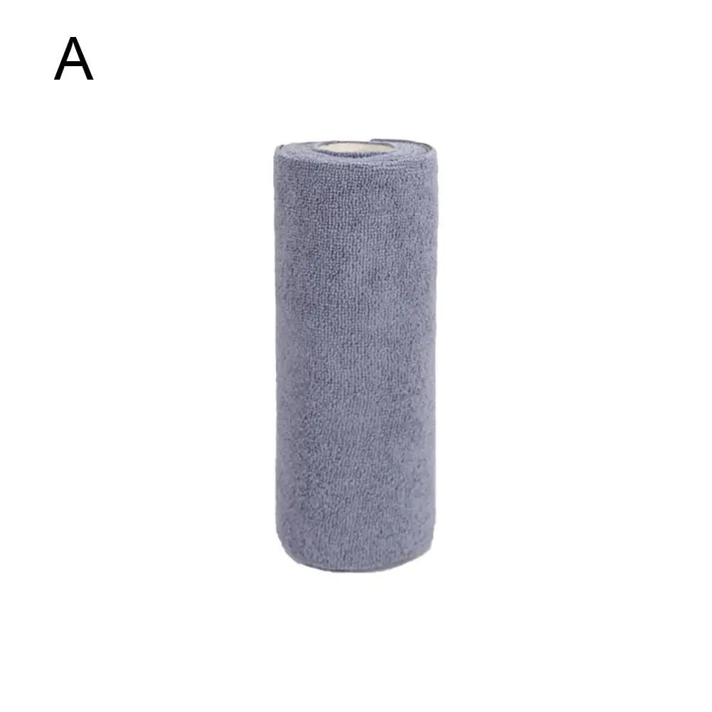 1 Roll Of 20 Sheets Reusable Cleaning Wipe Household Microfiber Rolls Kitchen Cloth Towel Rags Wash Towel Paper Dish Replac Z5y4