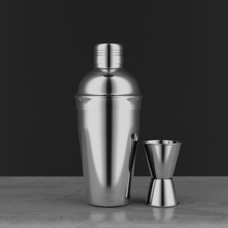 550ml Stainless Steel Cocktail Shaker Mixer Wine Martini Shaker Wine Shaker Boston Bartender Drink Bar Accessories Tools