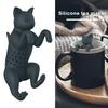 Silicone Cat Tea Infuser Hassle-Free Brewing Dishwasher Safe Cute Portable Loose Leaf Tea Strainer Teapot Kitchen Accessories
