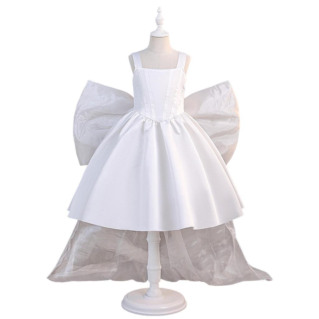 Children's Formal Princess Puffy Bow Dresses for Girls 4-15 Years - Fashion Show Costumes