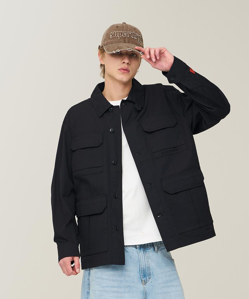 Легкая рабочая куртка Superdry цвета хаки