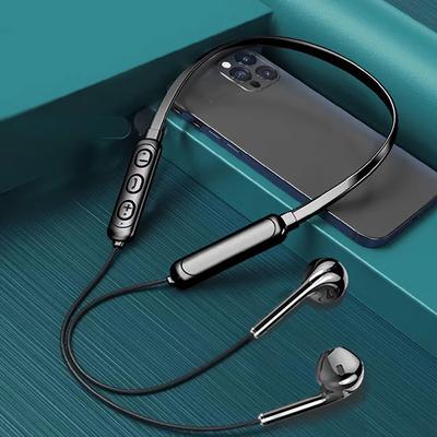 Беспроводные 9D Bluetooth-наушники на шею, стерео, с шумоподавлением, универсальные 5.0, внутриканальные, спортивные, с микрофоном, для смартфона