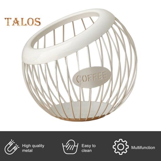 Держатель для чашки K для прилавка. Металлическая корзина для хранения капсул для кофе. Большой вместительный органайзер для чашек K для Keurig Nespresso Vertuo. Органайзер для кофейной станции. Чайный пакетик.