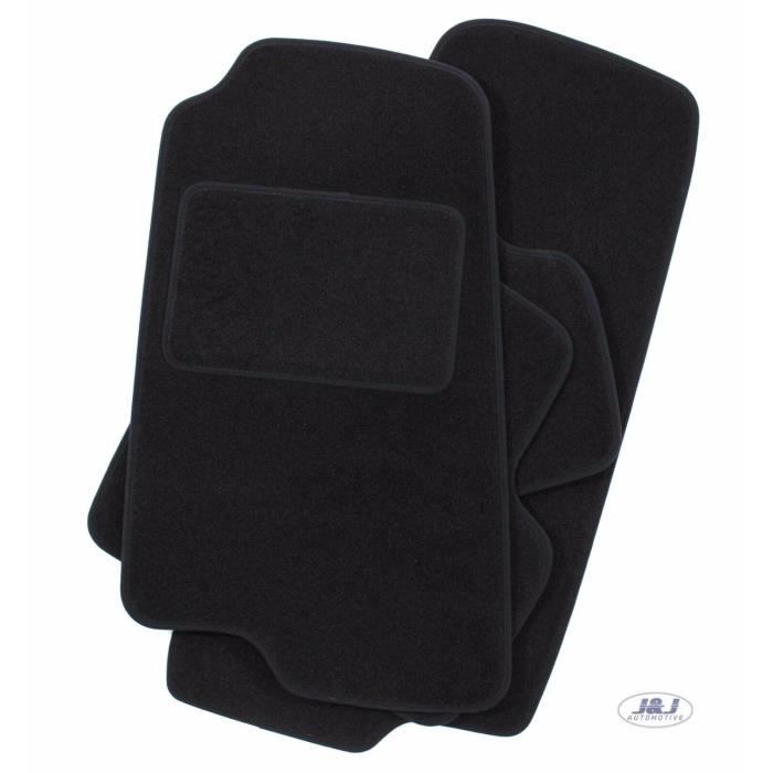 Tapis De Sol Noir Velours - J&amp;J AUTOMOTIVE - Jaguar XK8 XKR - Sur Mesure - Antidérapant - Imperméable