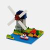 Nanoblock Dutch Windmill, корейская популярная марка Bandai