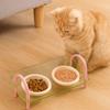 Anti-flip Pet High Footed Bowl Non-Slip Elevated Pet Feeder Bowl Dog Accessories