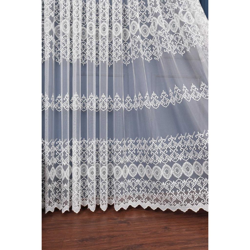 Занавес из тюля Crown Issa с вышивкой Brode Medium Battle 1/2.5