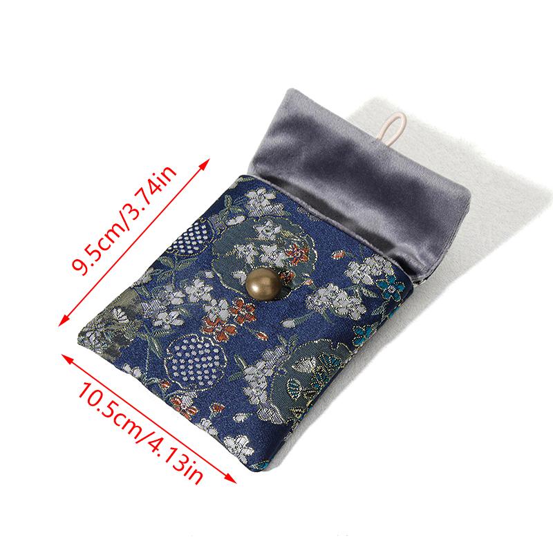 Cloth Handmade Bag Embroidery Pouch Jewelry Storage Bag For Present Women Gift