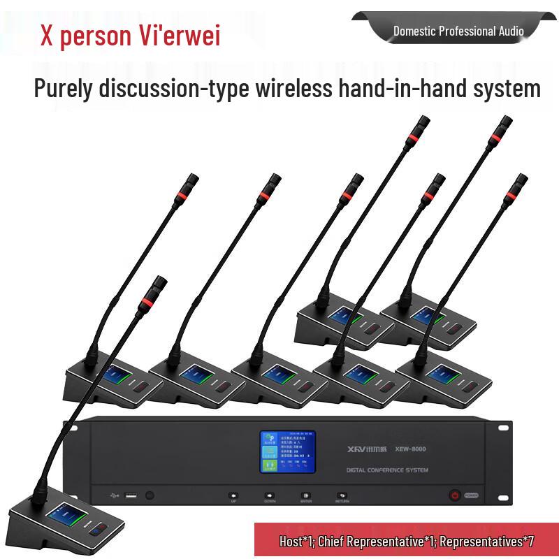 XEW-8000 Series Professional Digital Wireless Conference Microphones (CN version)