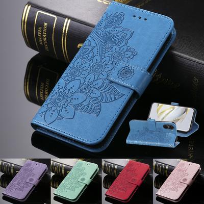 Кожаный чехол-кошелек с цветочным принтом для Samsung Galaxy S10 S20 S21 Fe S22 S23 Plus Ultra A22 A13 A53 A23 A14 A04e A54 A34 5g