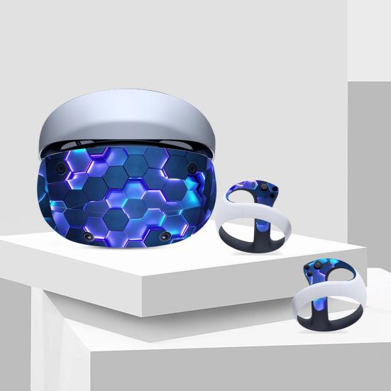 Наклейка для VR-очков Уникальный прозрачный узор Защитная от царапин Легко устанавливается Наклейка для очков VR-гарнитуры для PS VR2