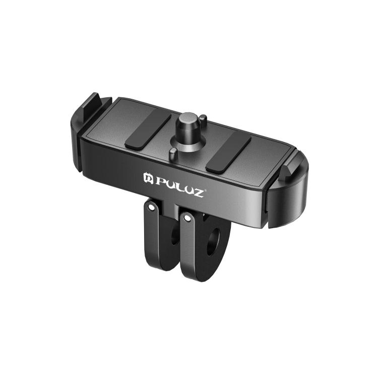 Для GoPro HERO13 Black / MAX2 PULUZ Магнитное металлическое основание с быстрым отсоединением (черный)