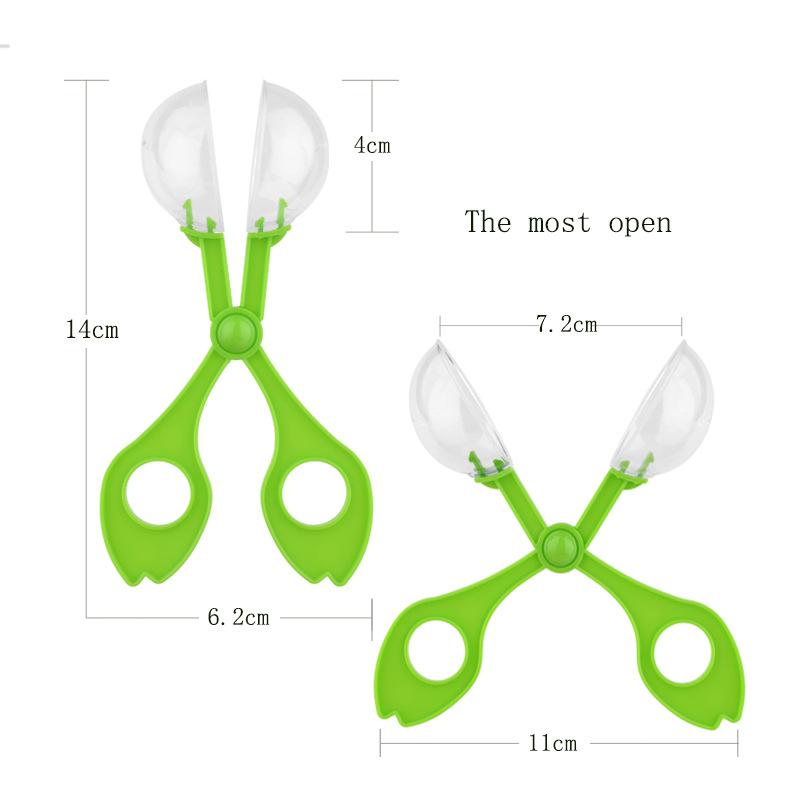 Bug Insect Catcher Scissors Tongs Tweezers Scooper Clamp Kids Toy Cleaning Tool