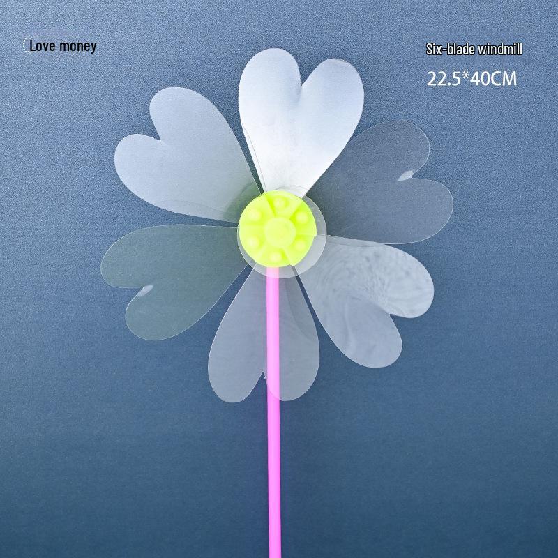 Большая прозрачная вращающаяся ветряная мельница из ПВХ - своими руками для детей, украшение на открытом воздухе