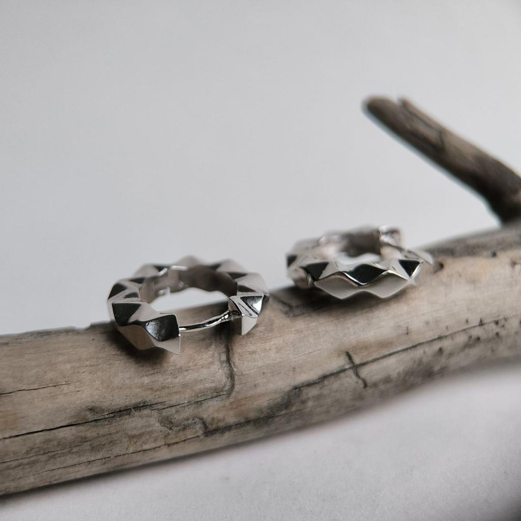 Серебряные серьги без камней (2191889)