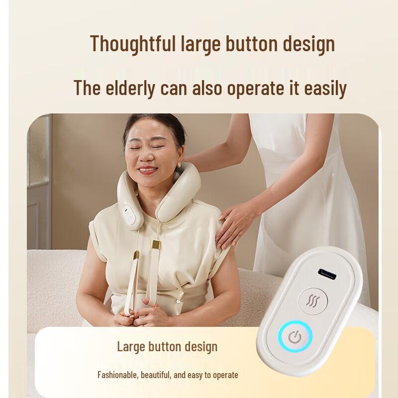 Hezheng U-shaped Neck Massager with Heat & Kneading