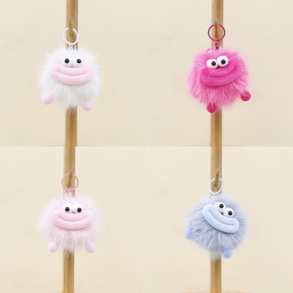 Animal Plush Stuffed Keychain With Big Mouth Design For Bag Ornament Bag