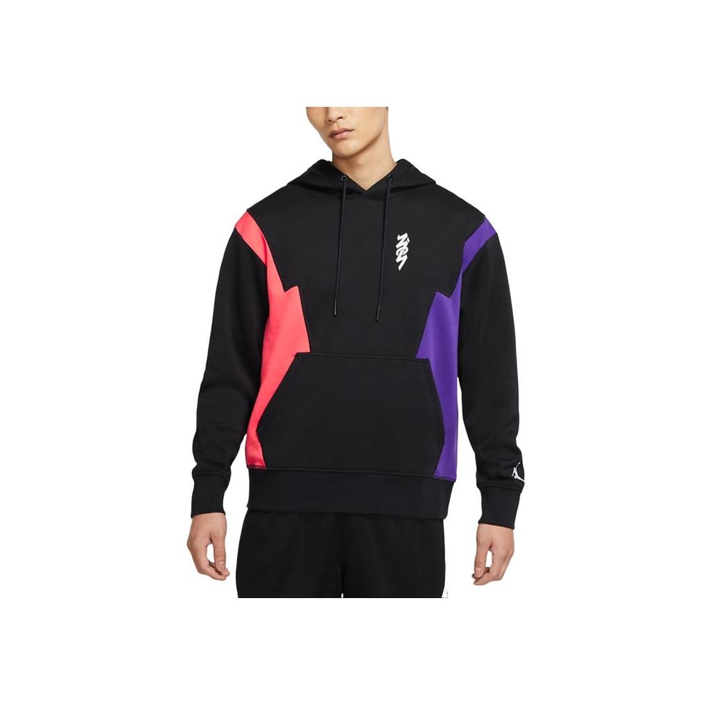 Jordan Dri-FIT Zion Вязаная быстросохнущая толстовка с принтом, мужские топы, черные DH0583-011