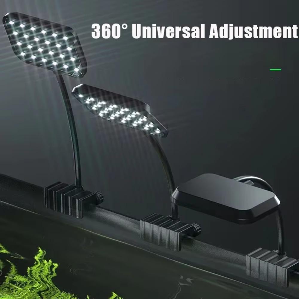 Waterproof Fish Tank Clip-on Lamp High Brightness Landscape Lamps Plants Grow Lamp Water Grass