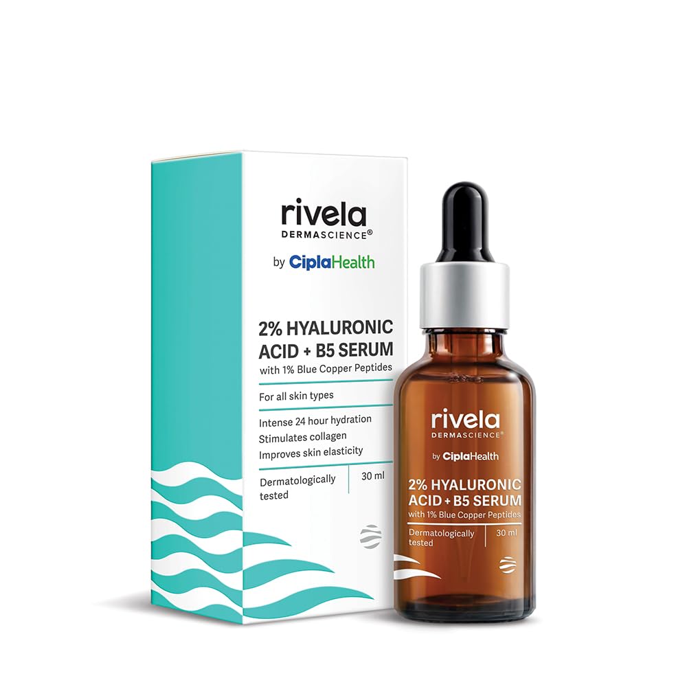 Rivela Dermascience Сыворотка с 2% гиалуроновой кислотой + B5 30 мл Для увлажненной, гладкой и сияющей кожи