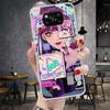 Anime Vaporwave Glitch Purple Soft Phone Case For Xiaomi Redmi 15C 15 13C 13 Poco X5 X6 X7 F7 Ultra M7 12C 12 10 10C 9C 9A 9T 9