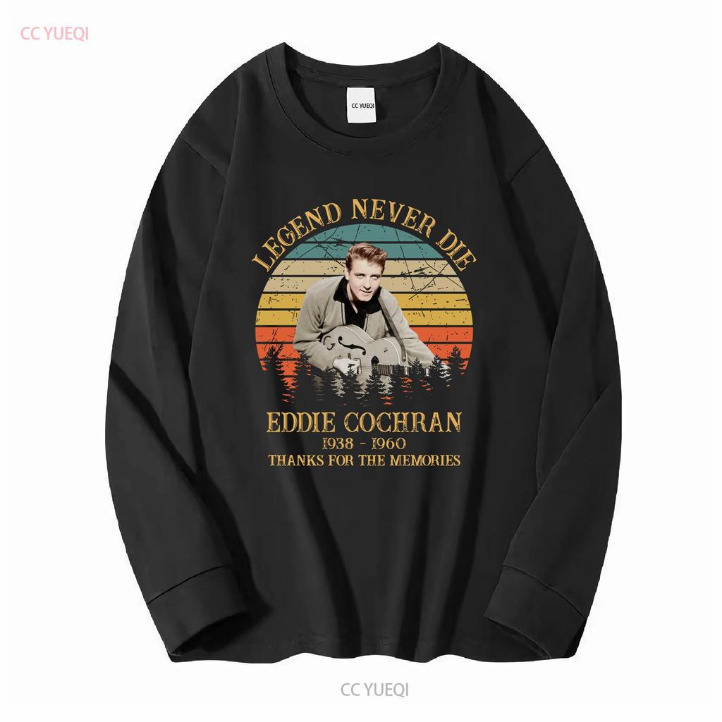 Legend Never Die Eddie Cochran Unisexs T Shirt Short Sleeve S To 5xl Ll527 Vintage Washed Unisex Comfortable Graphic Fashion