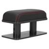 Car Adjustable Armrest Left Elbow Support Bracket Pad AntiFatigue AntiSlip Automobile Inside Modification(Black  Red Edge )