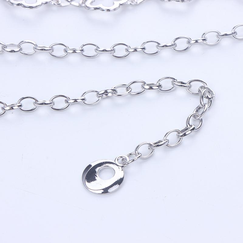 Металлическая полая цветочная цепочка на талию для женщин, декоративные ремни, цепочка для тела